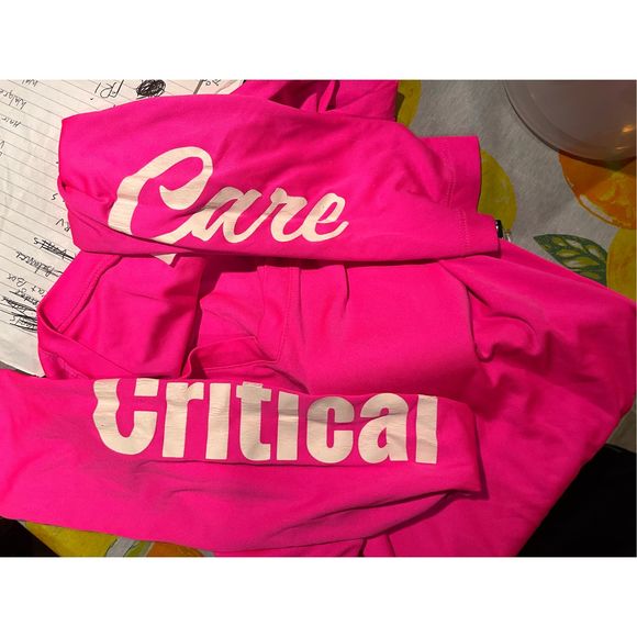 Hot pink shirt critical care. Sport tech. Medium long sleeve - Picture 8 of 15